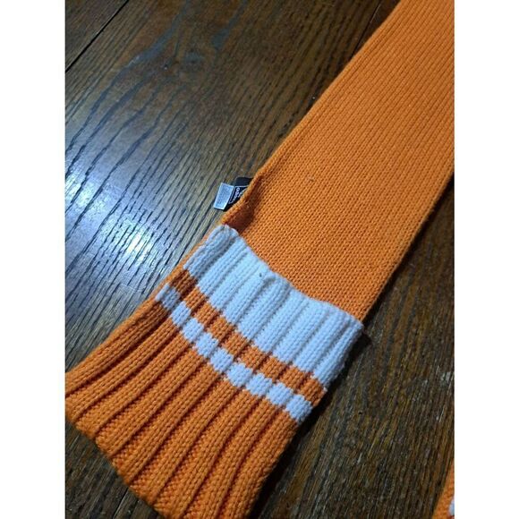 Adidas University TN Volunteers Orange White Collar Scarf Wrap w Hand Pockets - Picture 3 of 10